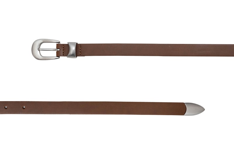 TEXAS BROWN ウエスタン ロングベルト