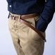 TEXAS BROWN ウエスタン ロングベルト
