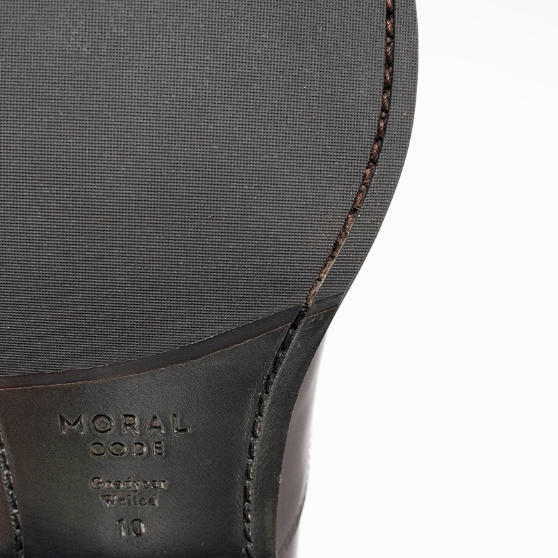 CORDWAINER DARK BROWN 内羽根 グッドイヤーウェルト