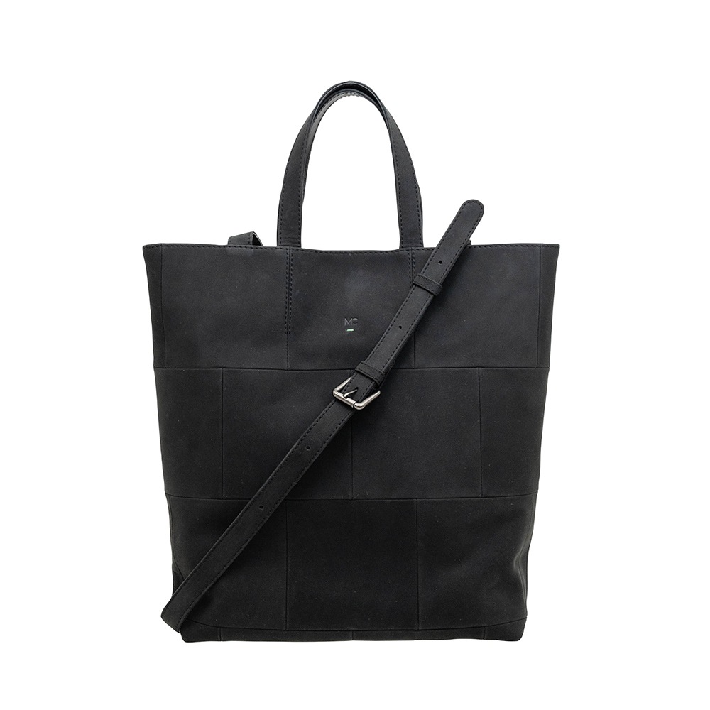 EUSTON MATTE BLACK ヌバック ショルダートートバッグ 2way