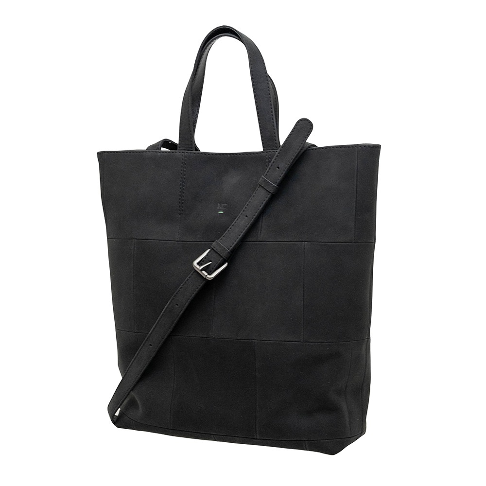 EUSTON MATTE BLACK ヌバック ショルダートートバッグ 2way