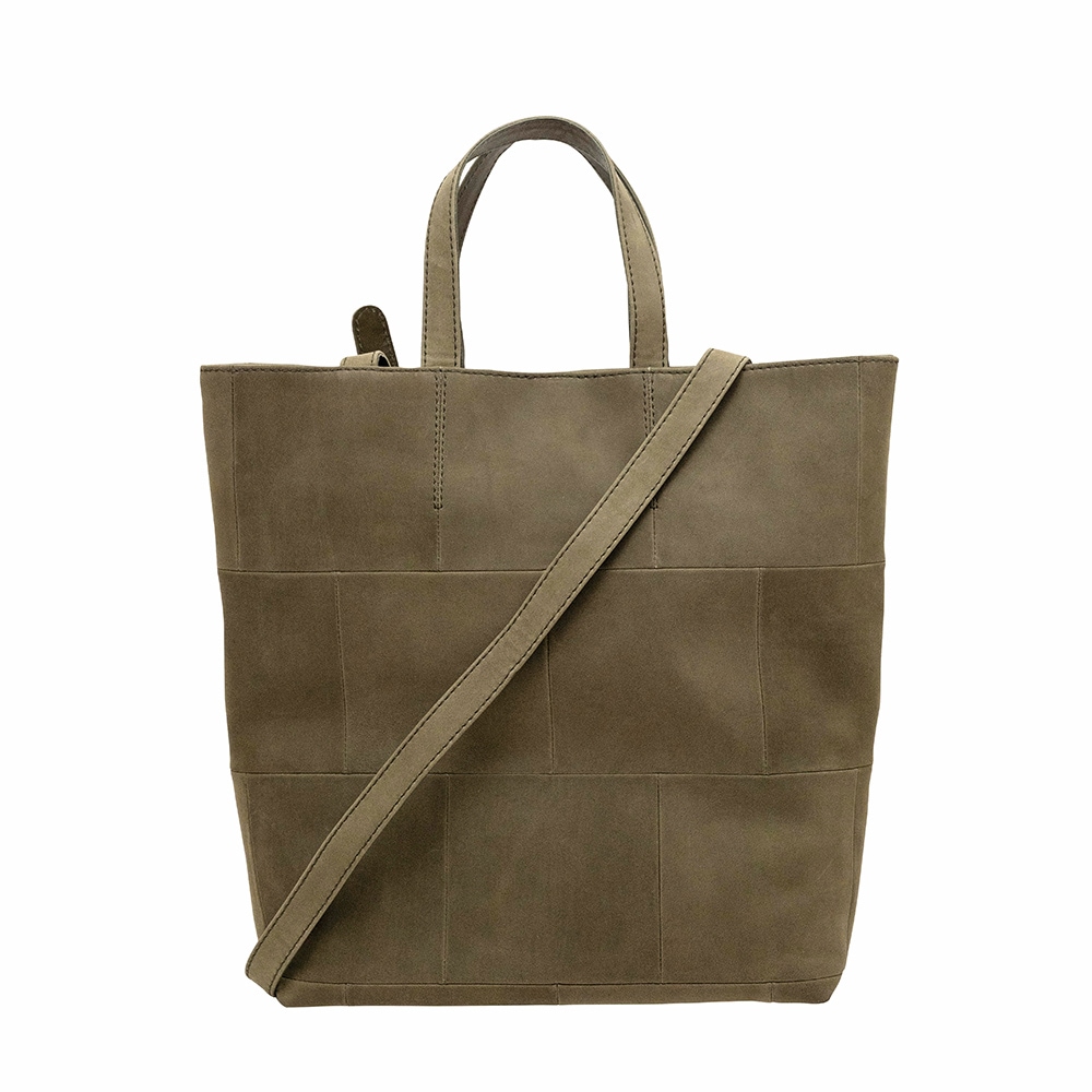 EUSTON MILITARY GREEN ヌバック ショルダートートバッグ 2way