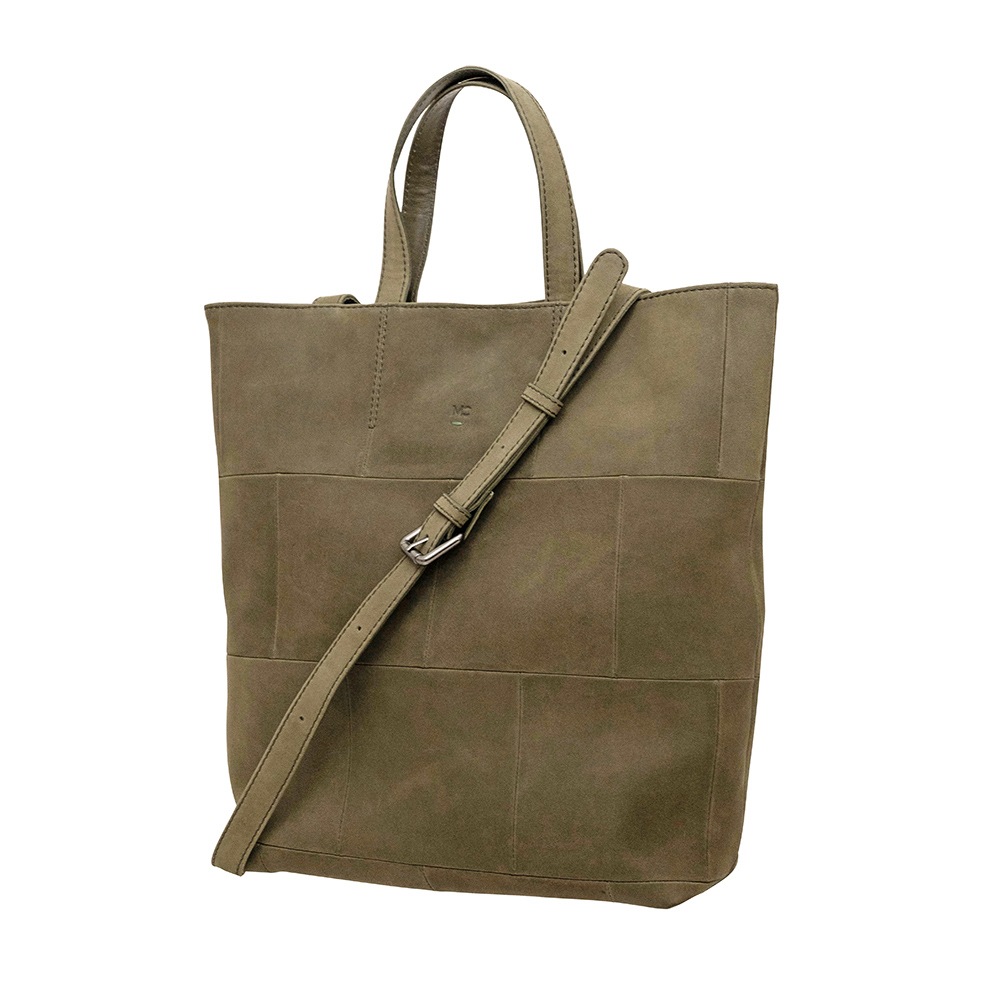 EUSTON MILITARY GREEN ヌバック ショルダートートバッグ 2way