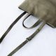 EUSTON MILITARY GREEN ヌバック ショルダートートバッグ 2way