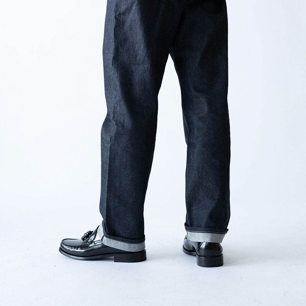 LANCASTER BLACK タッセル モカシンローファー