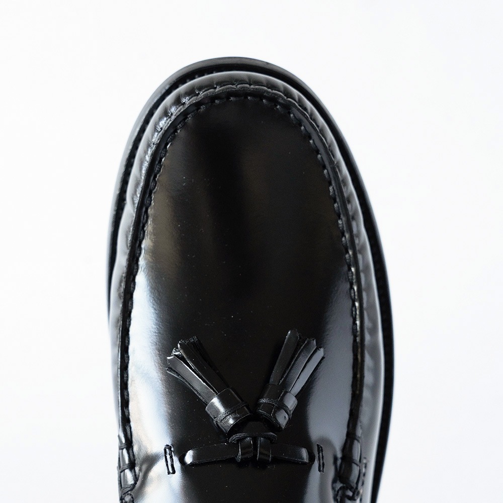 LANCASTER BLACK タッセル モカシンローファー
