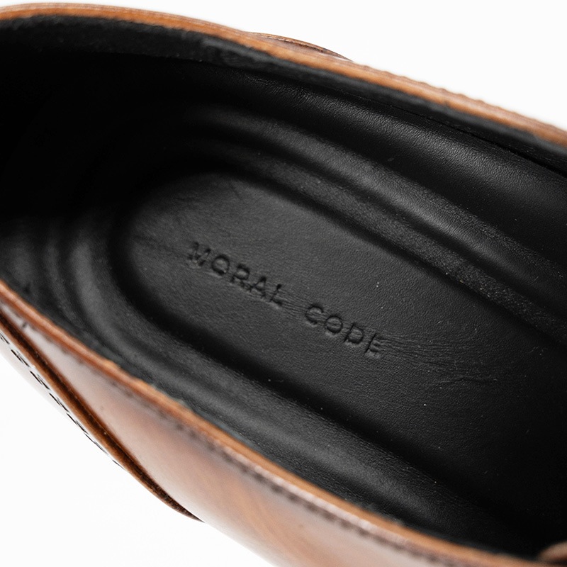 DYLANEY COGNAC 外羽根 ビジネスシューズ