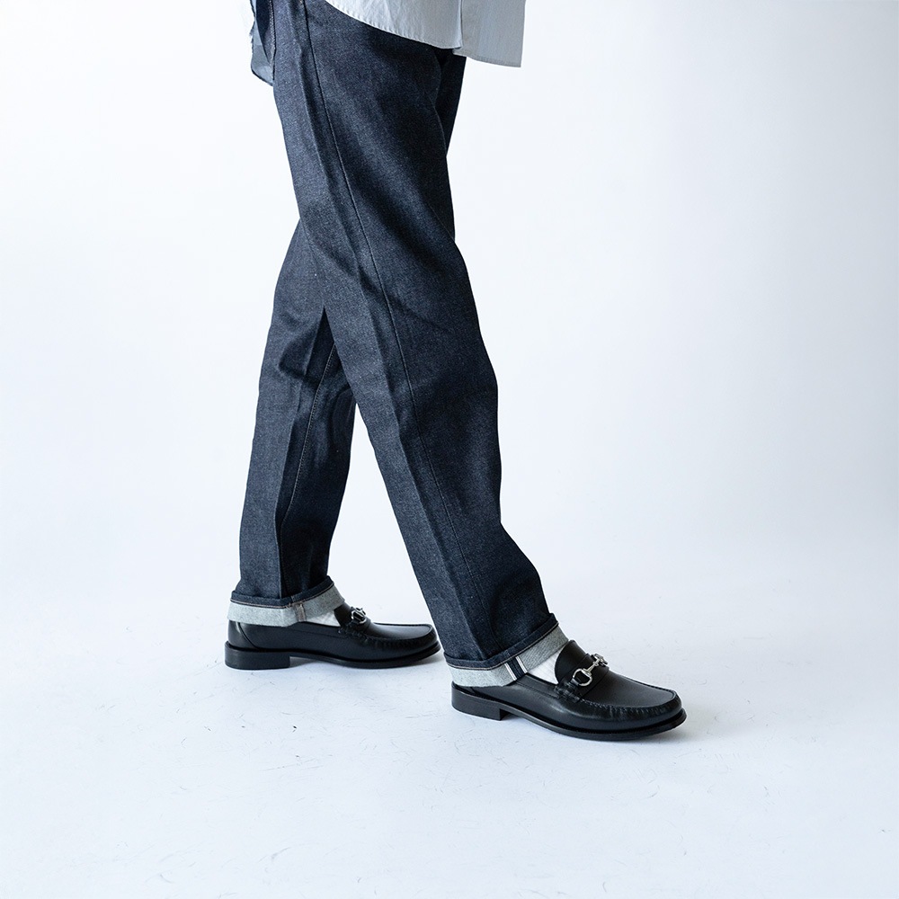 GLASGOW BLACK ビットローファー モカシン