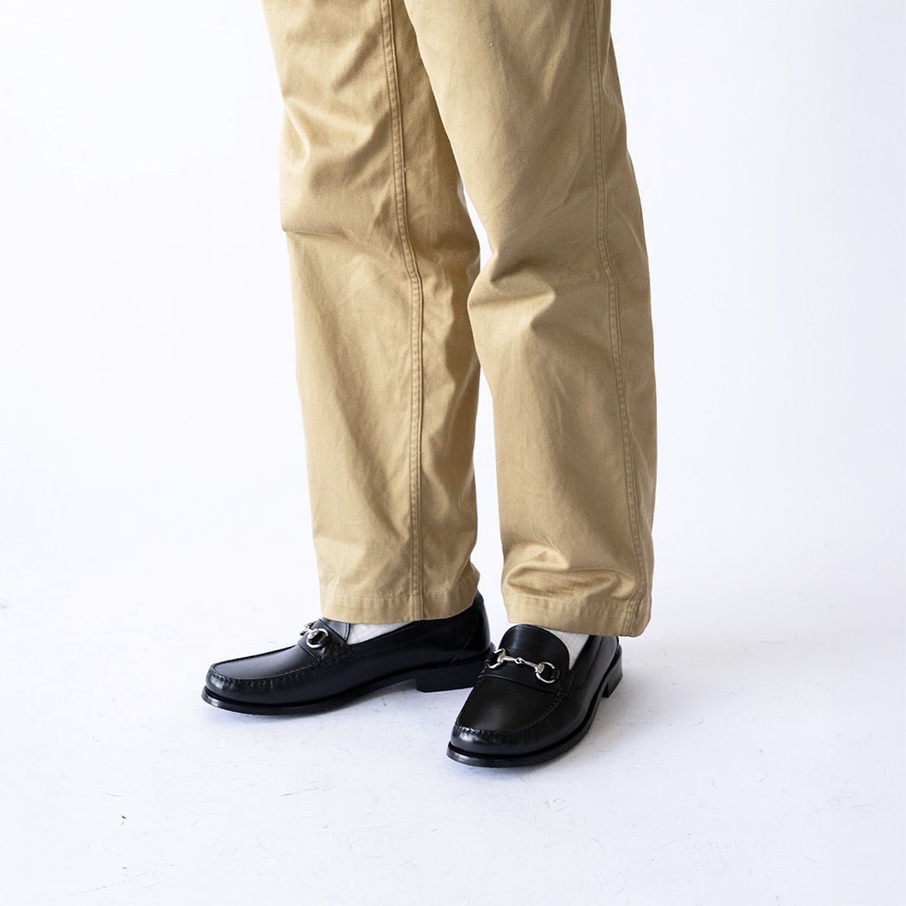 GLASGOW BLACK ビットローファー モカシン
