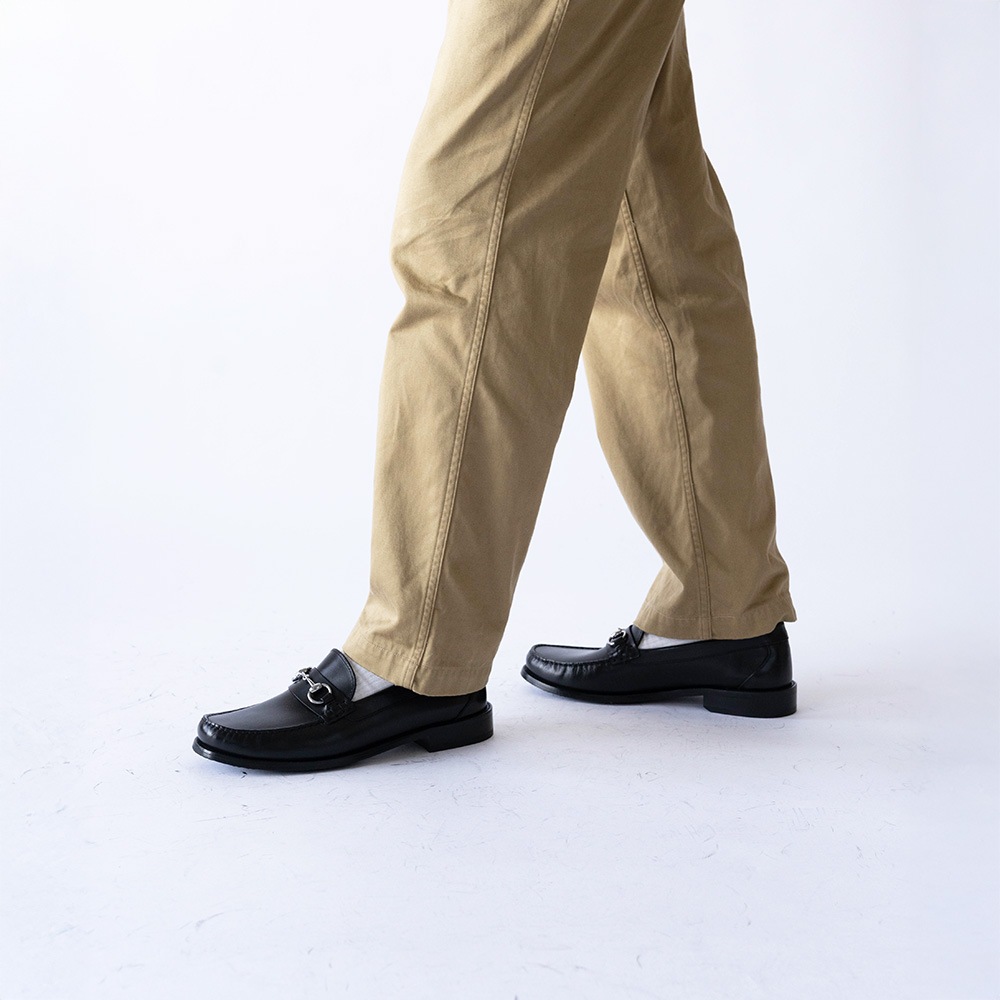 GLASGOW BLACK ビットローファー モカシン