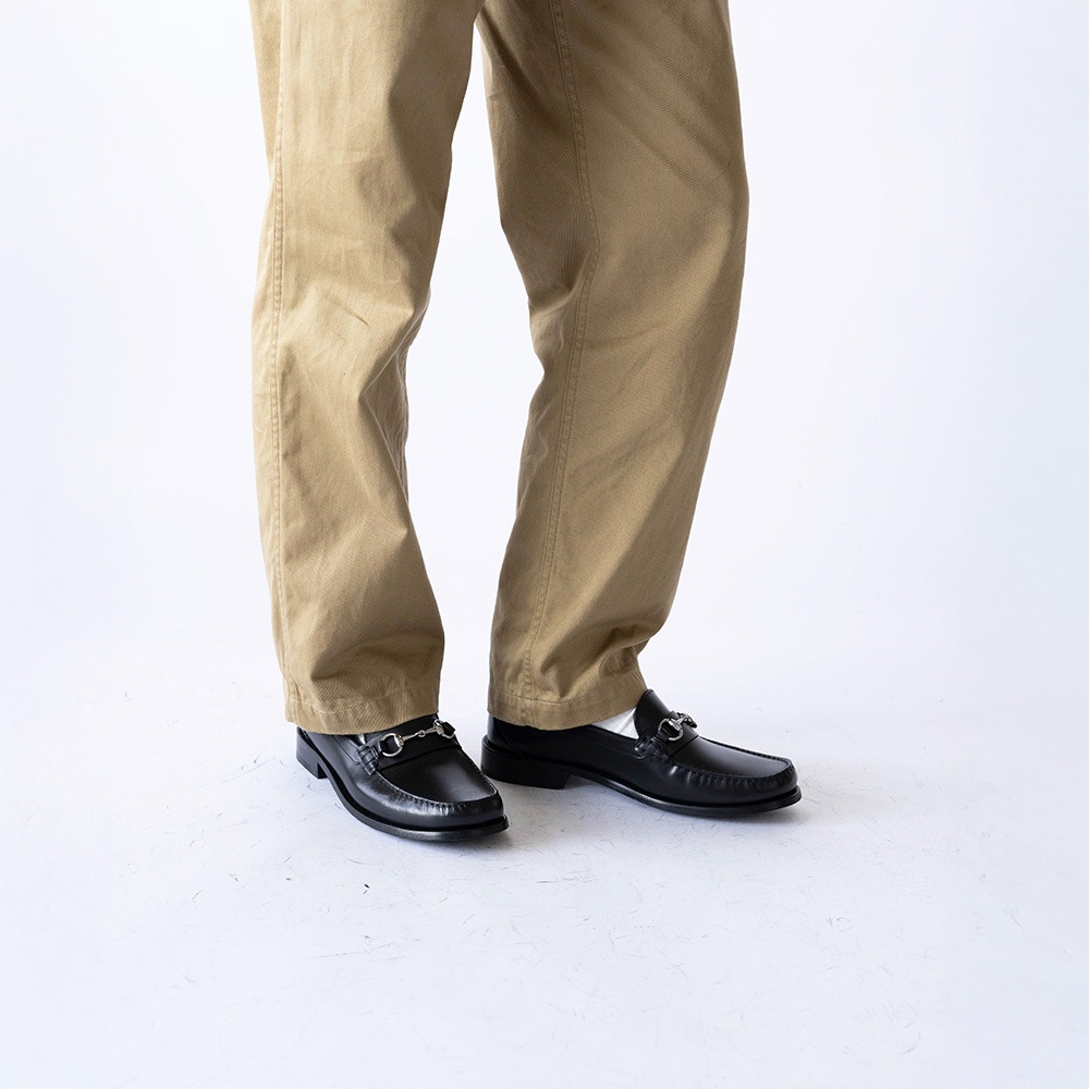 GLASGOW BLACK ビットローファー モカシン