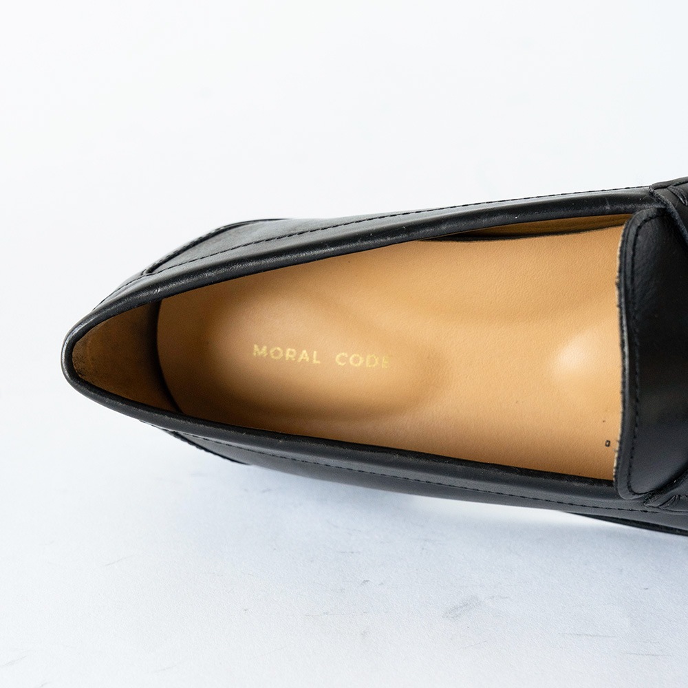 GLASGOW BLACK ビットローファー モカシン