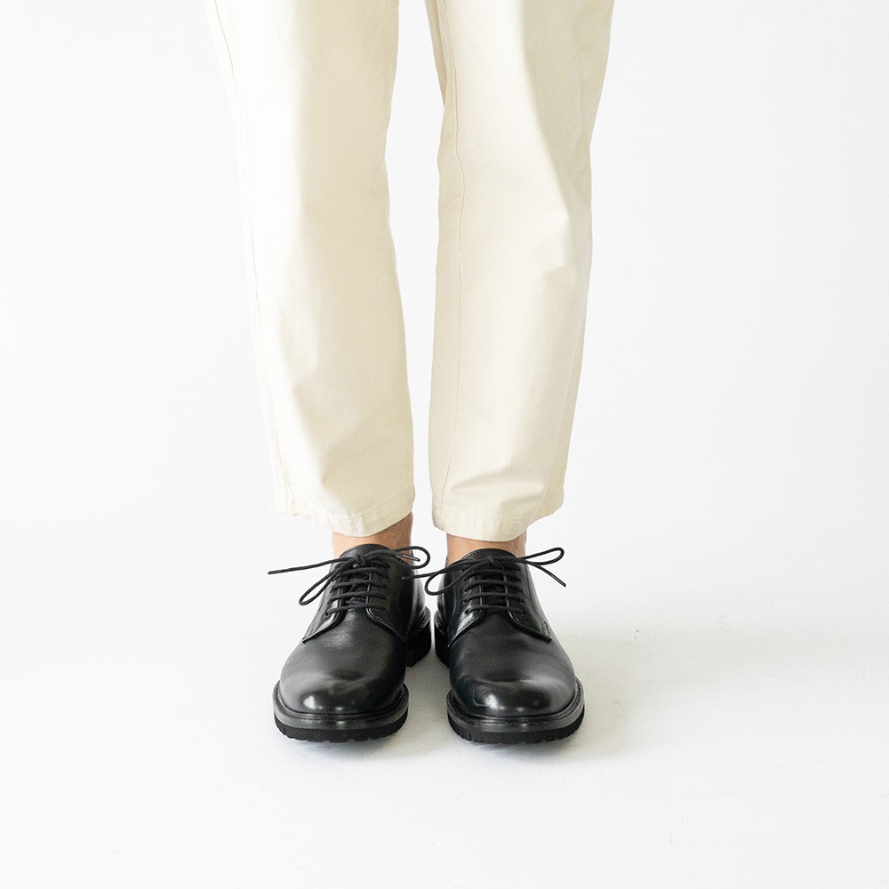 WEXFORD BLACK プレーントゥ 外羽根