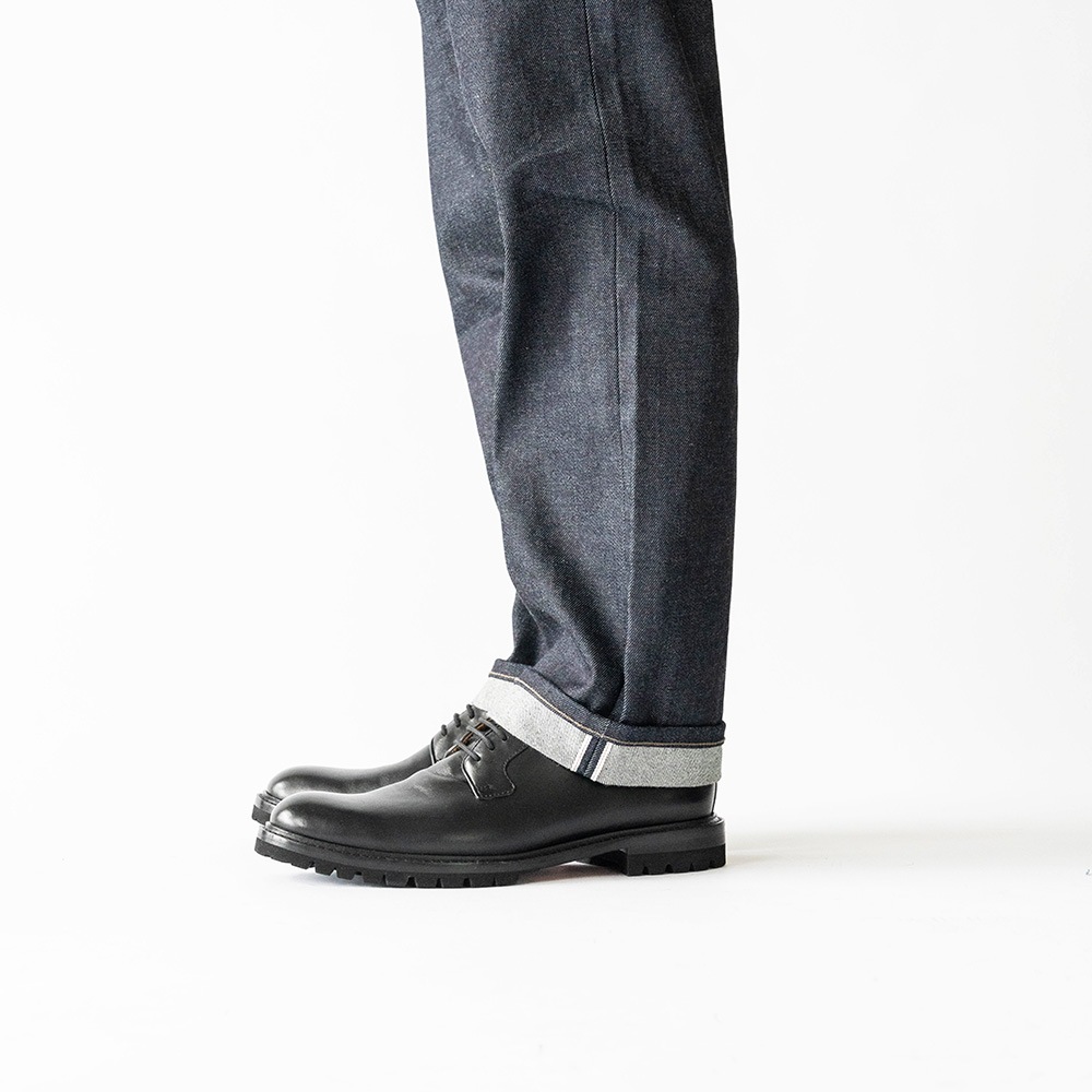 WEXFORD BLACK プレーントゥ 外羽根