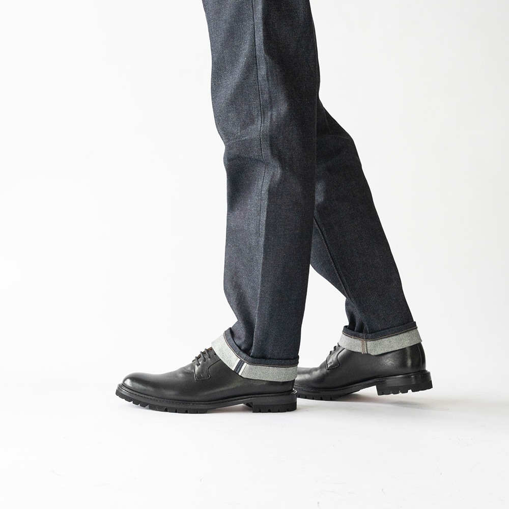 WEXFORD BLACK プレーントゥ 外羽根