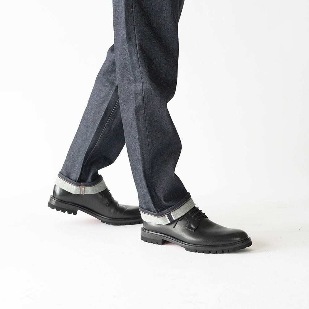 WEXFORD BLACK プレーントゥ 外羽根