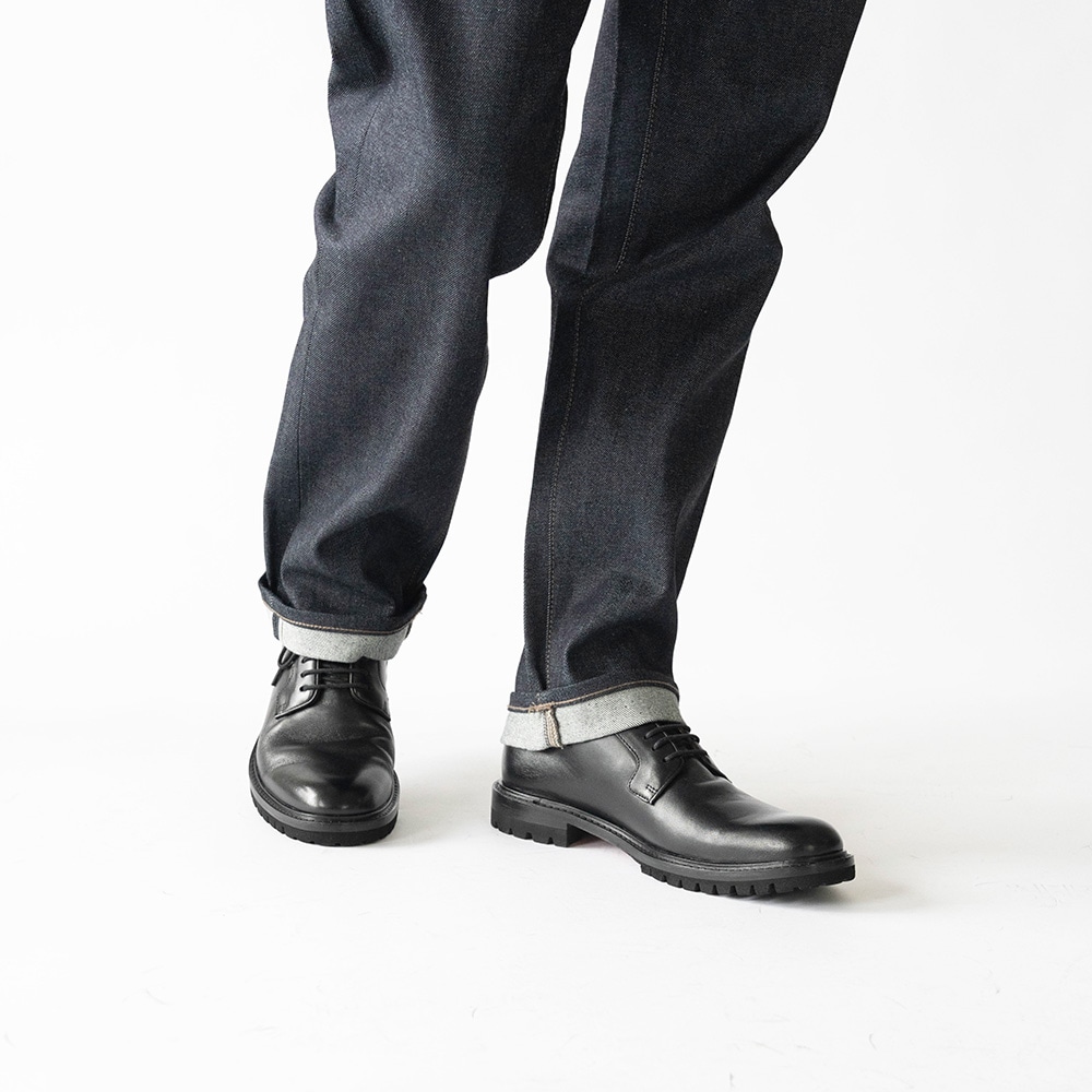 WEXFORD BLACK プレーントゥ 外羽根