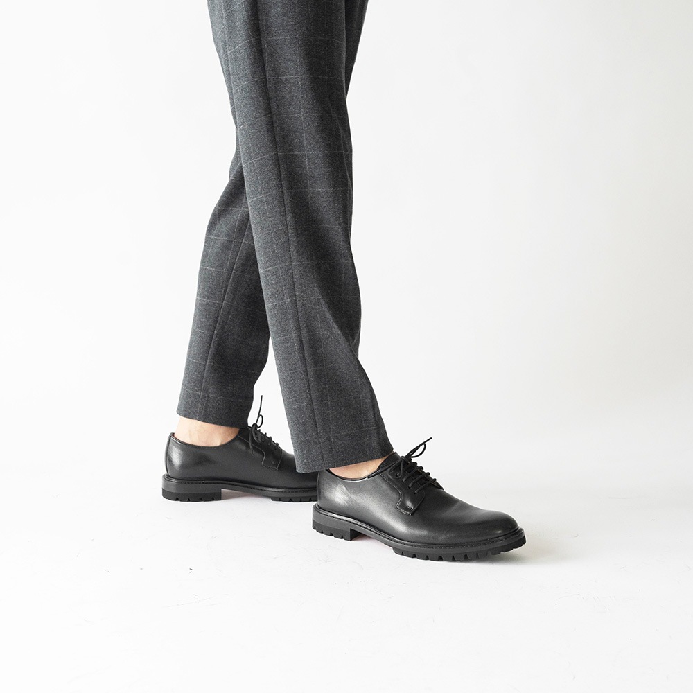 WEXFORD BLACK プレーントゥ 外羽根