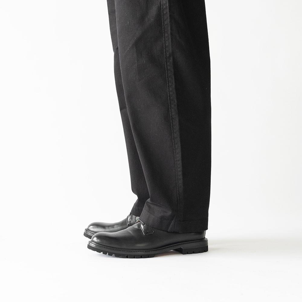 WEXFORD BLACK プレーントゥ 外羽根