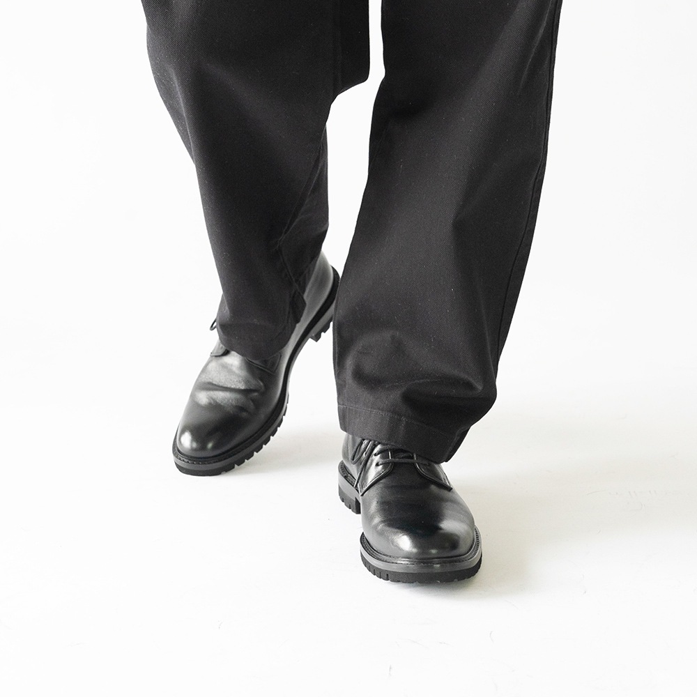 WEXFORD BLACK プレーントゥ 外羽根