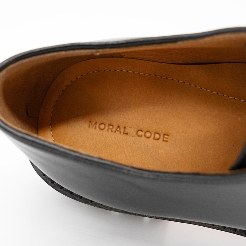 WEXFORD BLACK プレーントゥ 外羽根