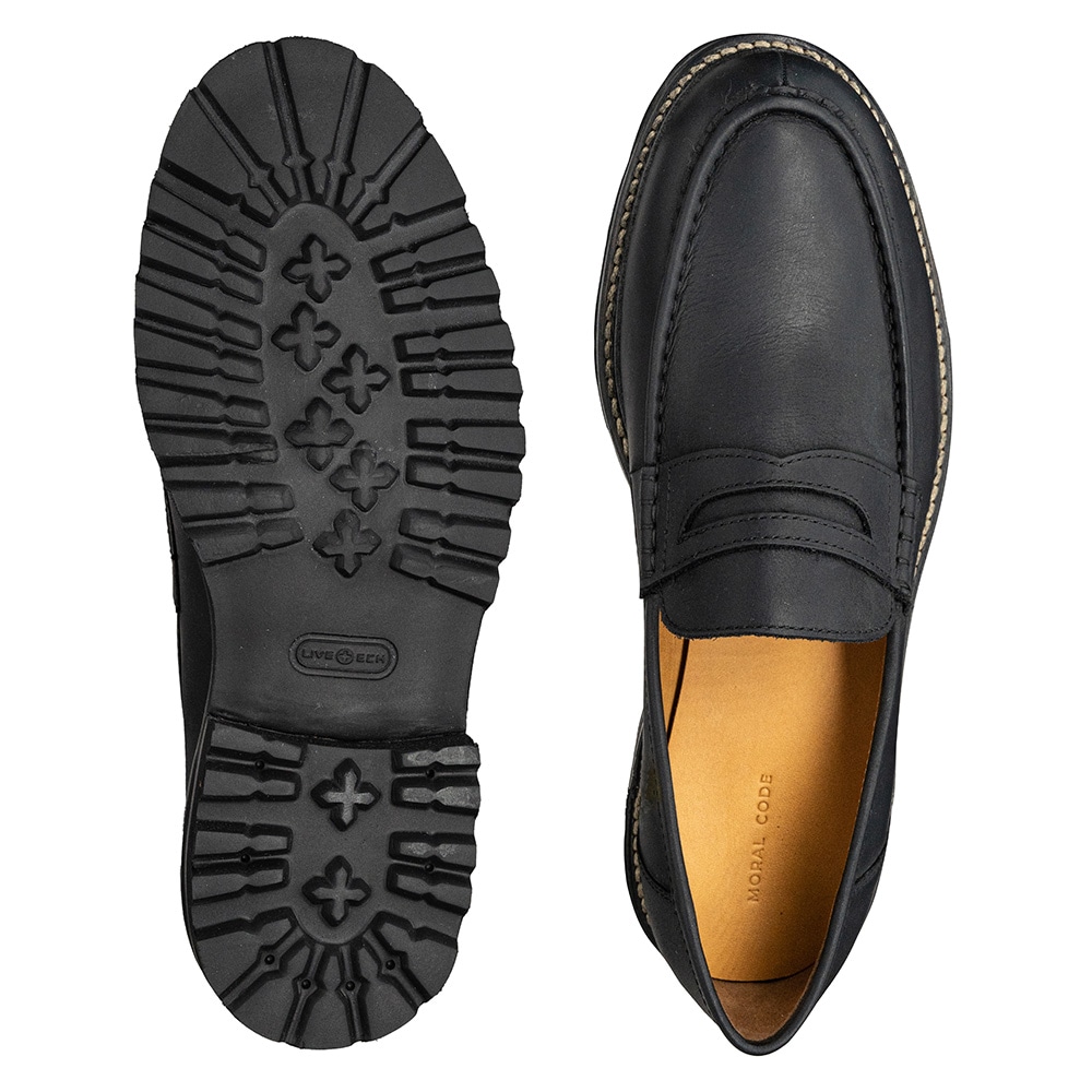 LEWIS BLACK ローファー グッドイヤーウェルト