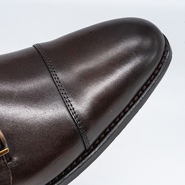 値下げ！ブラウン ダブルモンクストラップ レザーシューズ 再値下げ】【SALE】オリエンタル JOSEPH2 DARKBROWN モンク