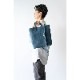 EUSTON DENIM ヌバック ショルダートートバッグ 2way