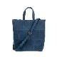 EUSTON DENIM ヌバック ショルダートートバッグ 2way