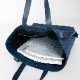 EUSTON DENIM ヌバック ショルダートートバッグ 2way