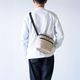 DENVER BEIGE 軽量ミニショルダーバッグ