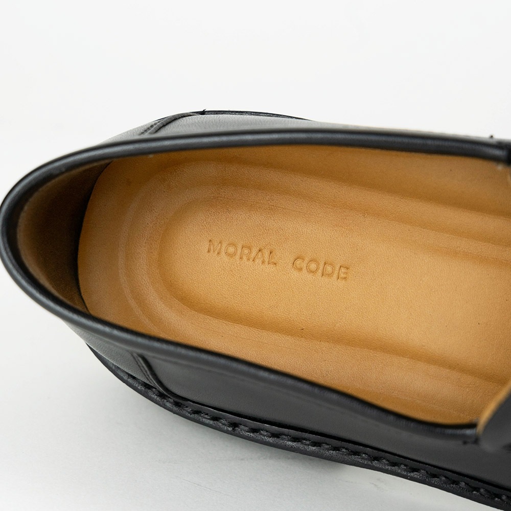 DOVER BLACK メンズシューズ ローファー