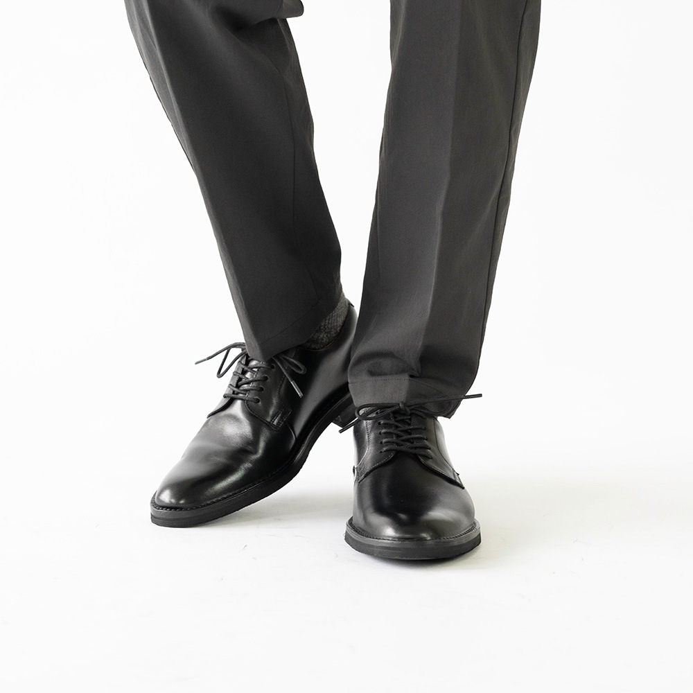 DUSTIN BLACK ビジネスシューズ プレーン 外羽根