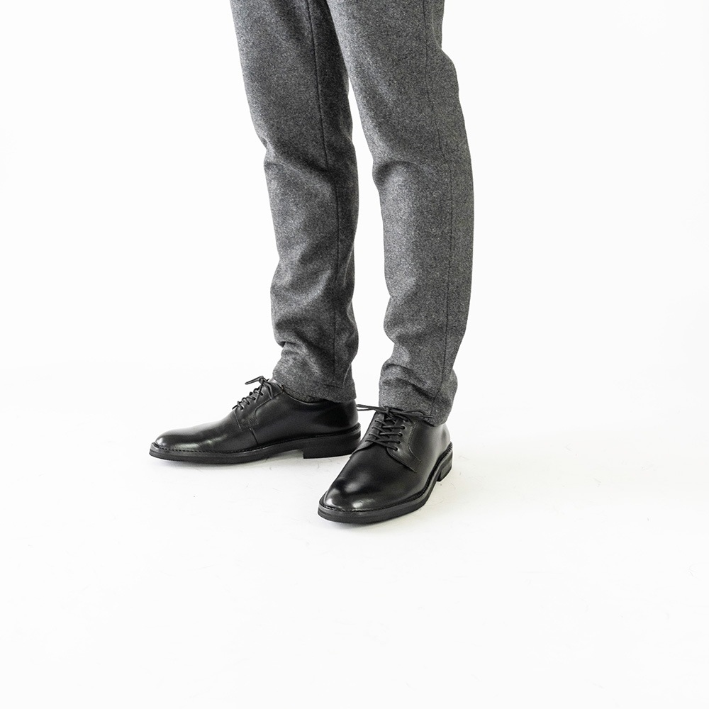 DUSTIN BLACK ビジネスシューズ プレーン 外羽根