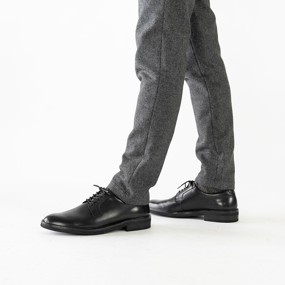 DUSTIN BLACK ビジネスシューズ プレーン 外羽根