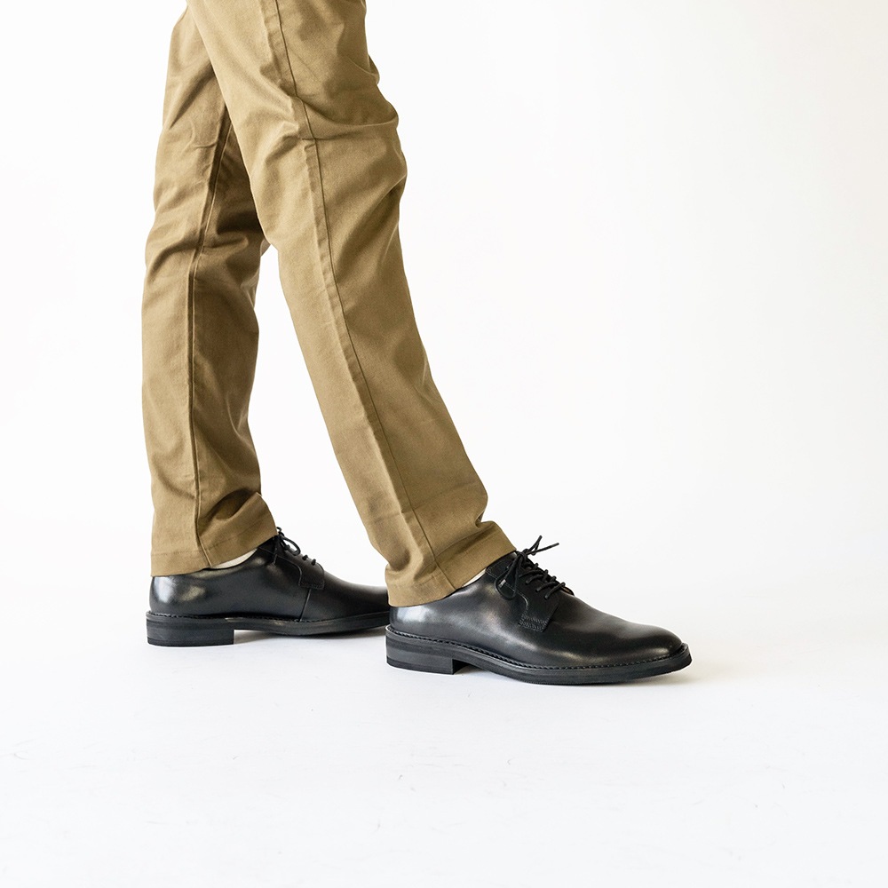 DUSTIN BLACK ビジネスシューズ プレーン 外羽根