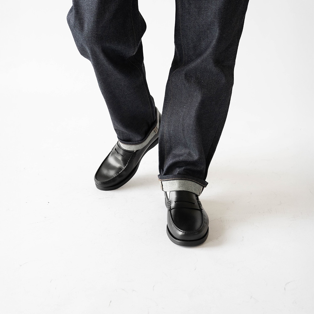 WILTON BLACK モカシン ローファー