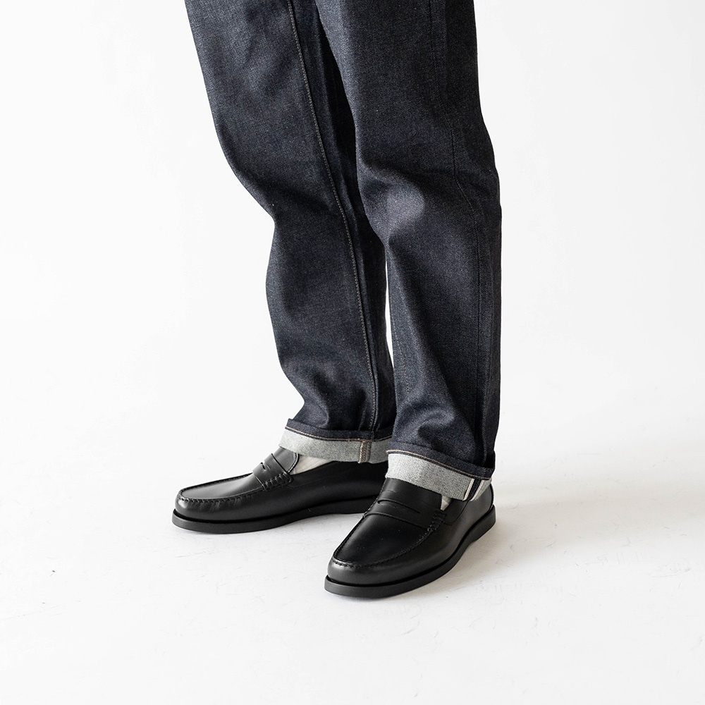 WILTON BLACK モカシン ローファー