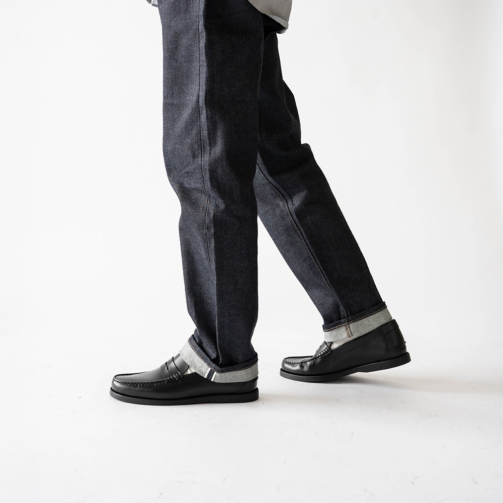 WILTON BLACK モカシン ローファー