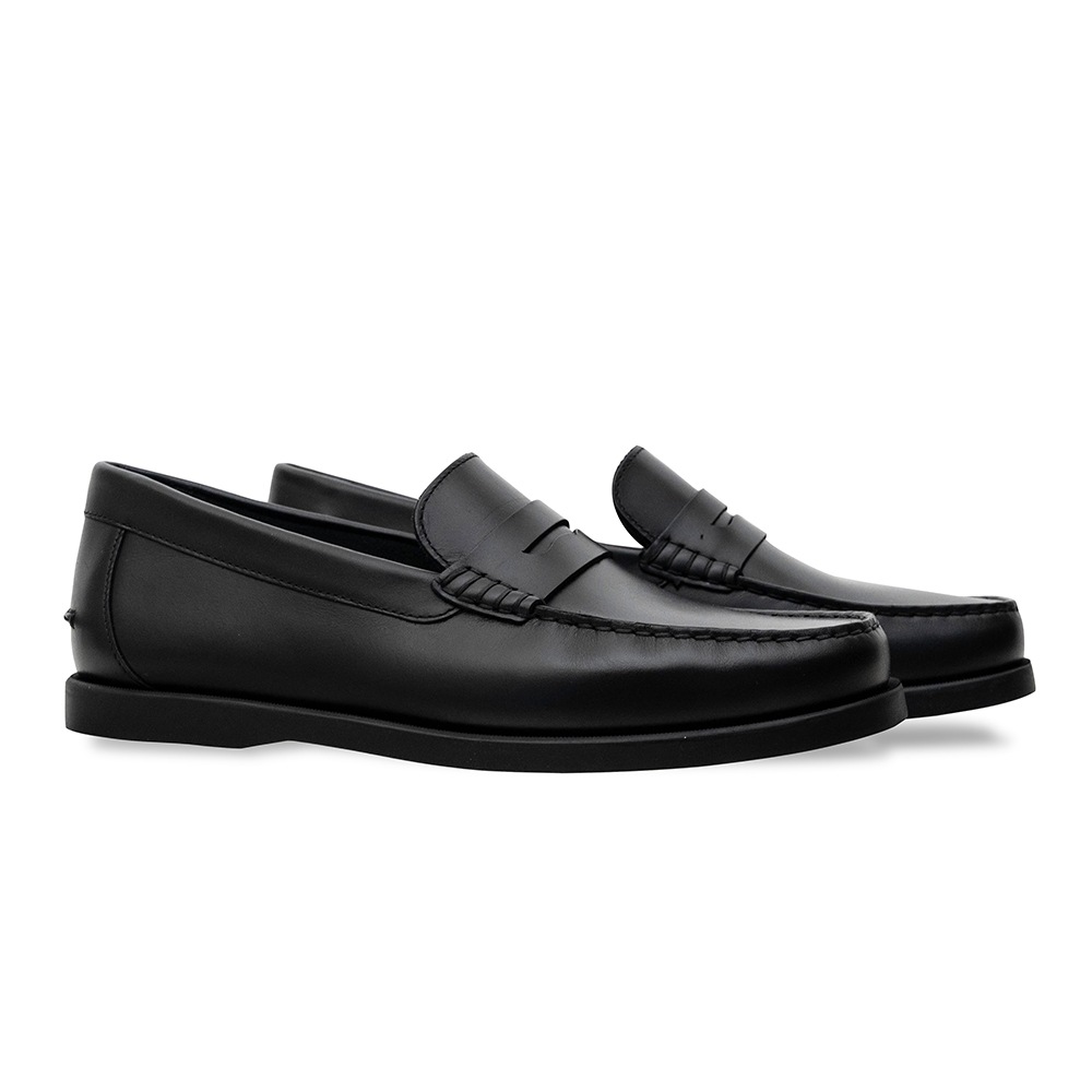 WILTON BLACK モカシン ローファー