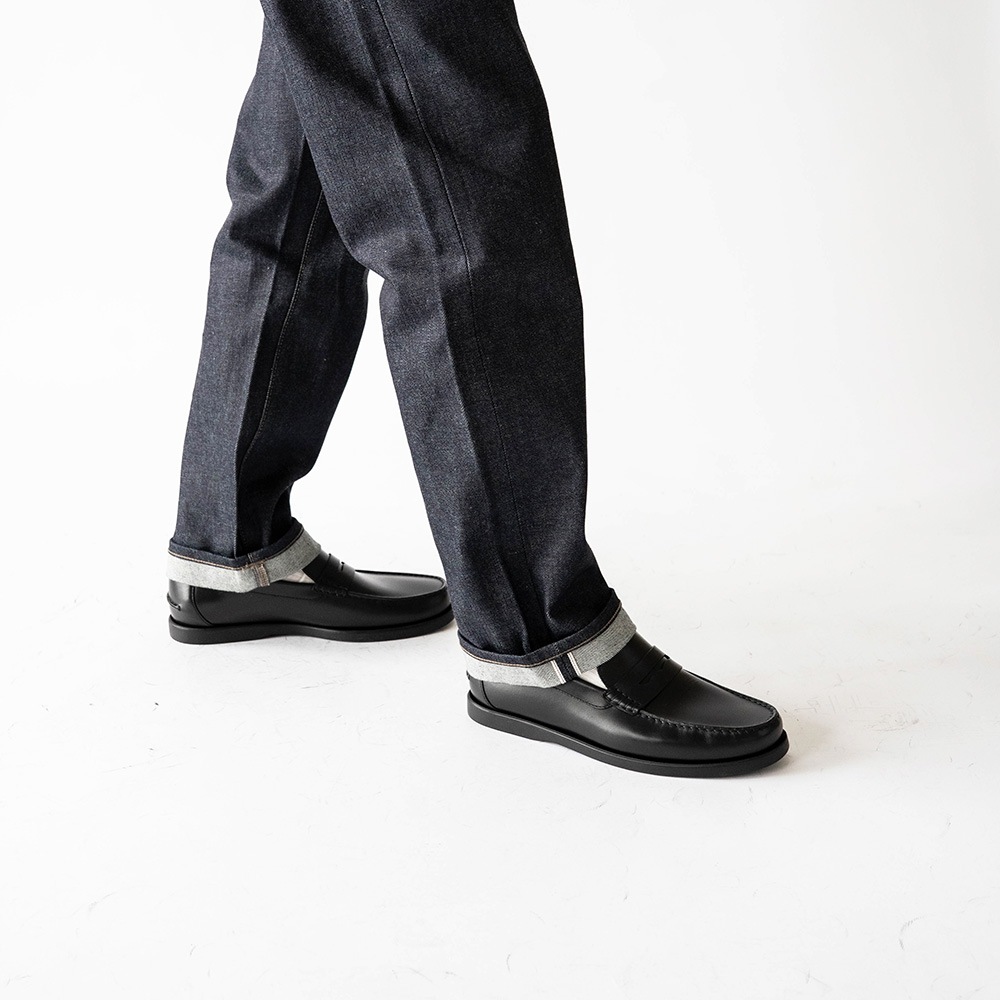 WILTON BLACK モカシン ローファー