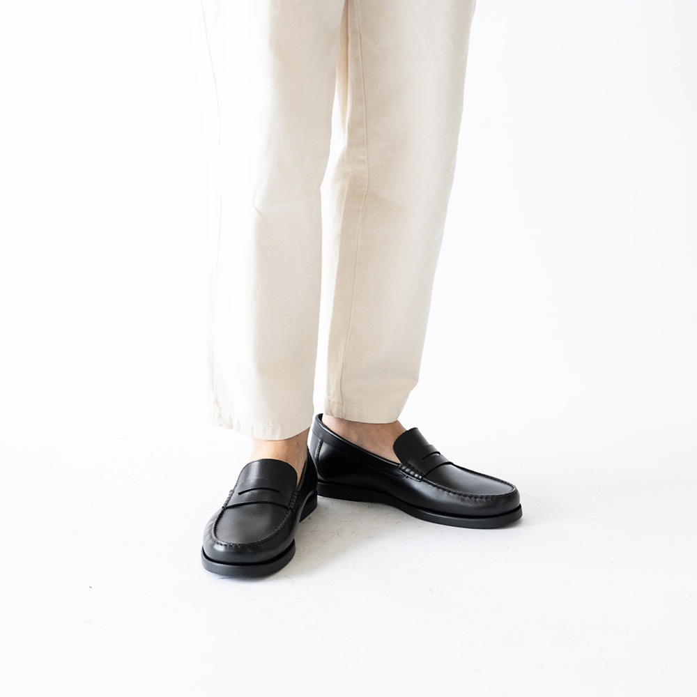 WILTON BLACK モカシン ローファー