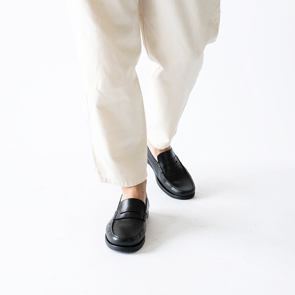 WILTON BLACK モカシン ローファー