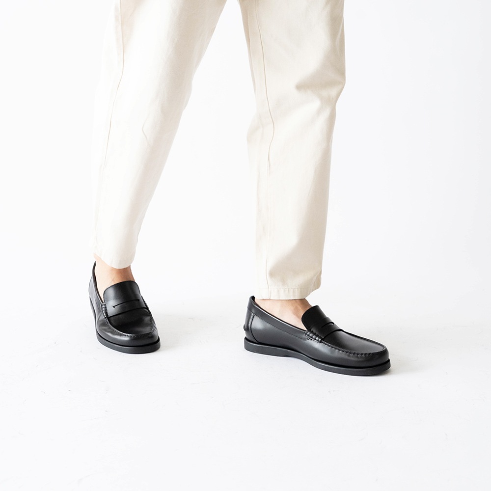 WILTON BLACK モカシン ローファー