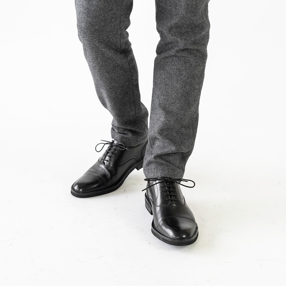 EDGAR BLACK ビジネスシューズ ストレートチップ 内羽根