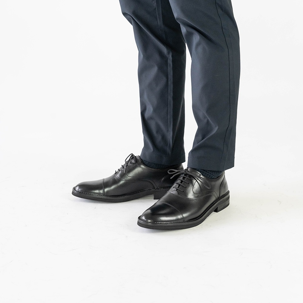 EDGAR BLACK ビジネスシューズ ストレートチップ 内羽根