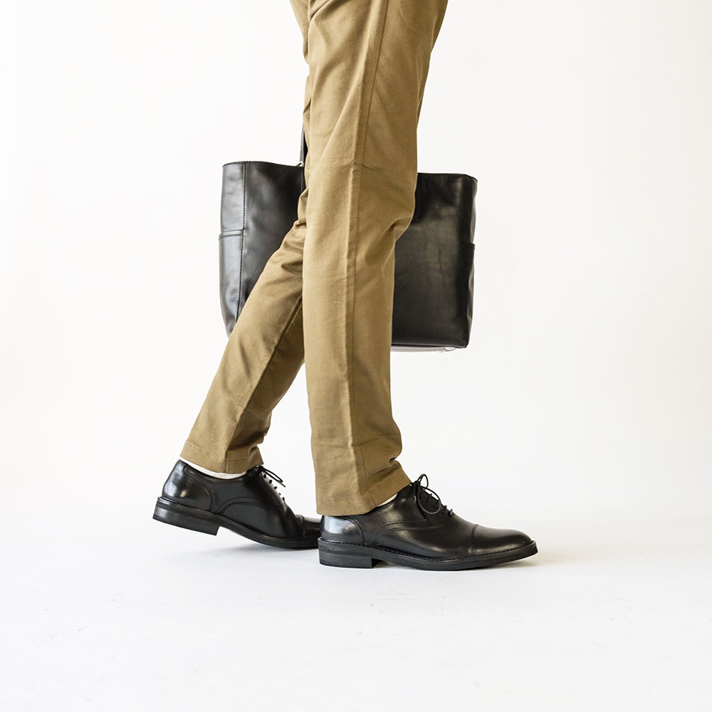 EDGAR BLACK ビジネスシューズ ストレートチップ 内羽根