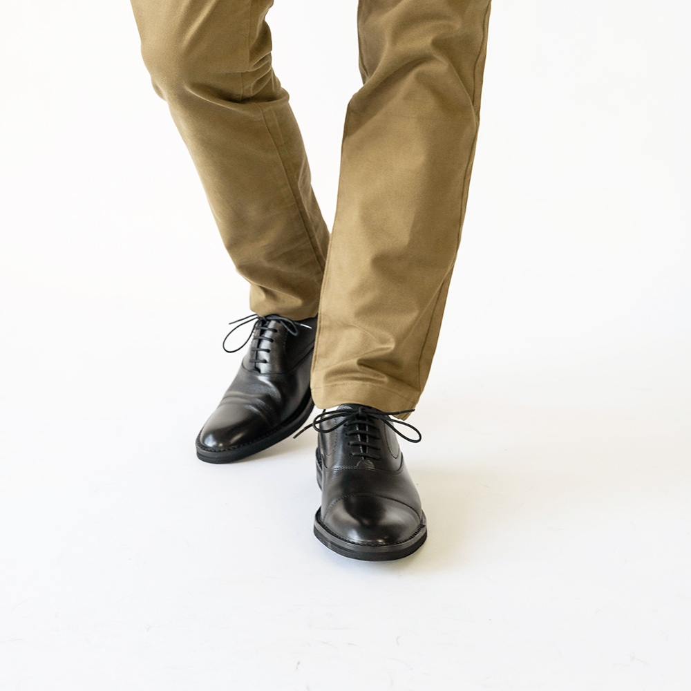 EDGAR BLACK ビジネスシューズ ストレートチップ 内羽根