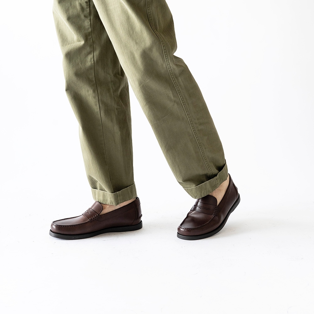 WILTON BROWN モカシン ローファー