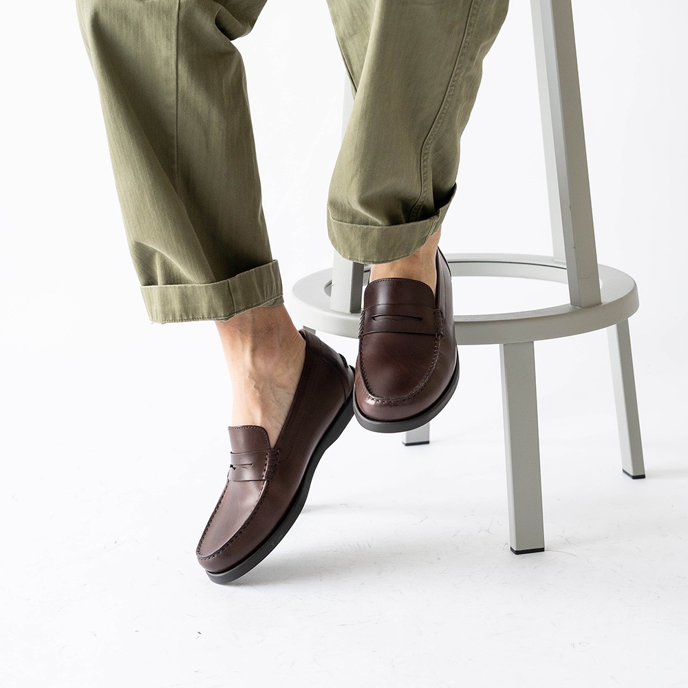 WILTON BROWN モカシン ローファー